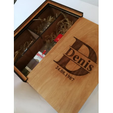 Personalizirana lesena darilna embalaža